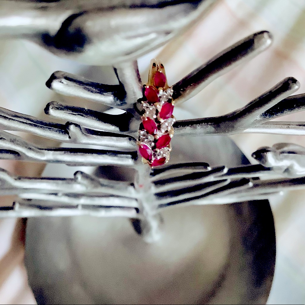 Ruby & Diamond Gold Ring